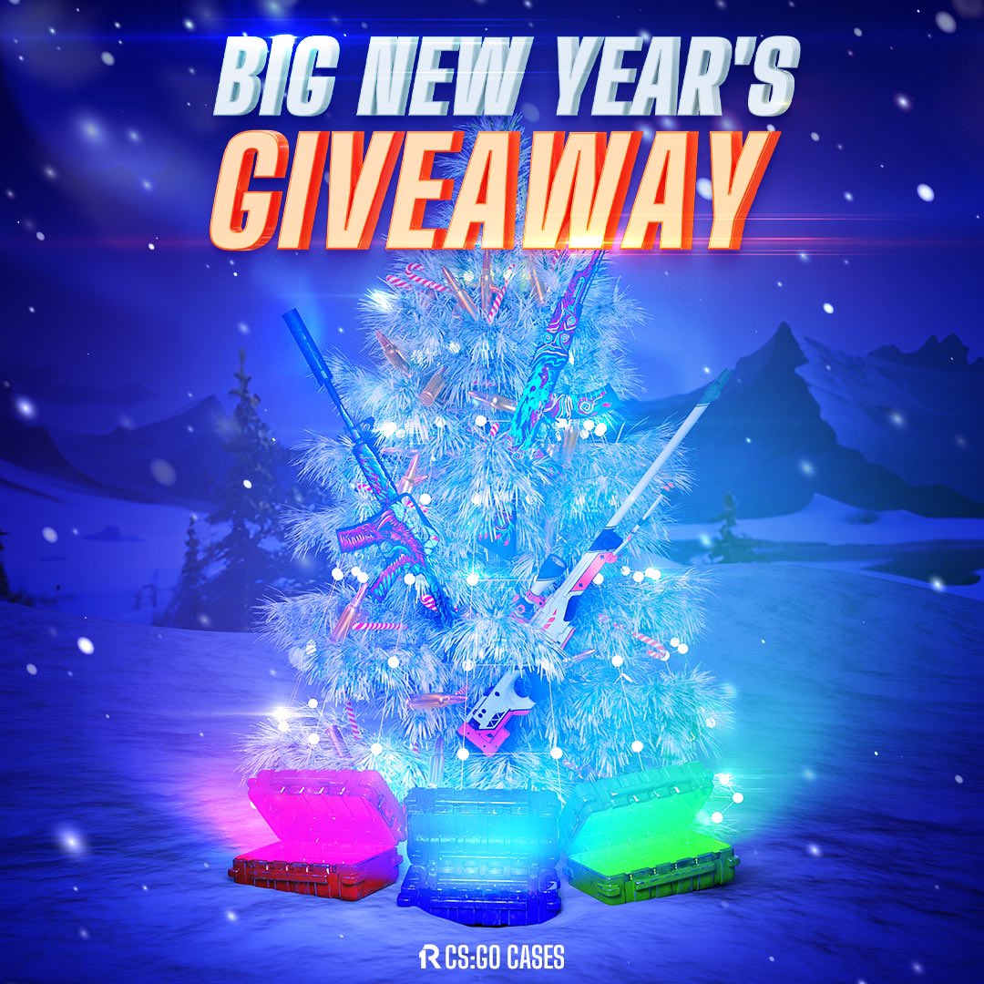 r1_skins's tweet photo. Happy New Year, dear subscribers! It's time to celebrate and start our GIVEAWAY! 🎉

3 winners & 3 prizes! 🎅🏻

🥇- AWP | Asiimov (Battle-Scarred)
🥈- M4A1-S | Hyperbeast (Minimal Wear)
🥉- AK-47 | Nightwish (Minimal Wear)

Easy way to participate 👇
🎄Follow @r1_skins 
🎄Like & RT 
🎄Answer: what is your dream skin? 

#csgo #csgogiveaway #cs2 #cs2giveaway #csgoskins #freeskins #giveaway #crypto #giveawayalert #HolidayGiveaways