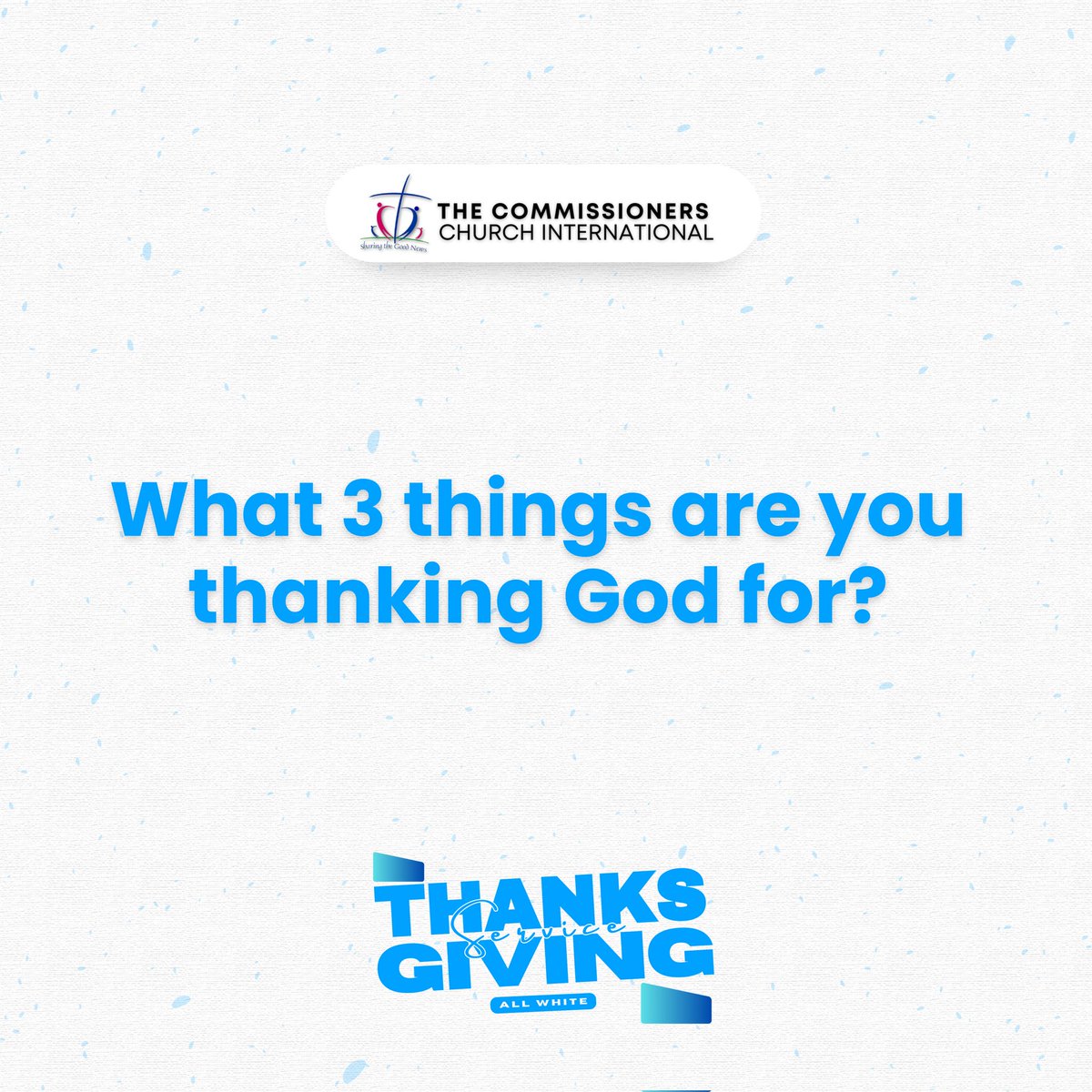 What are you thanking God for? 🤔. 
.
.
.
#reels #tcci #newyearseve2024  #Twitter