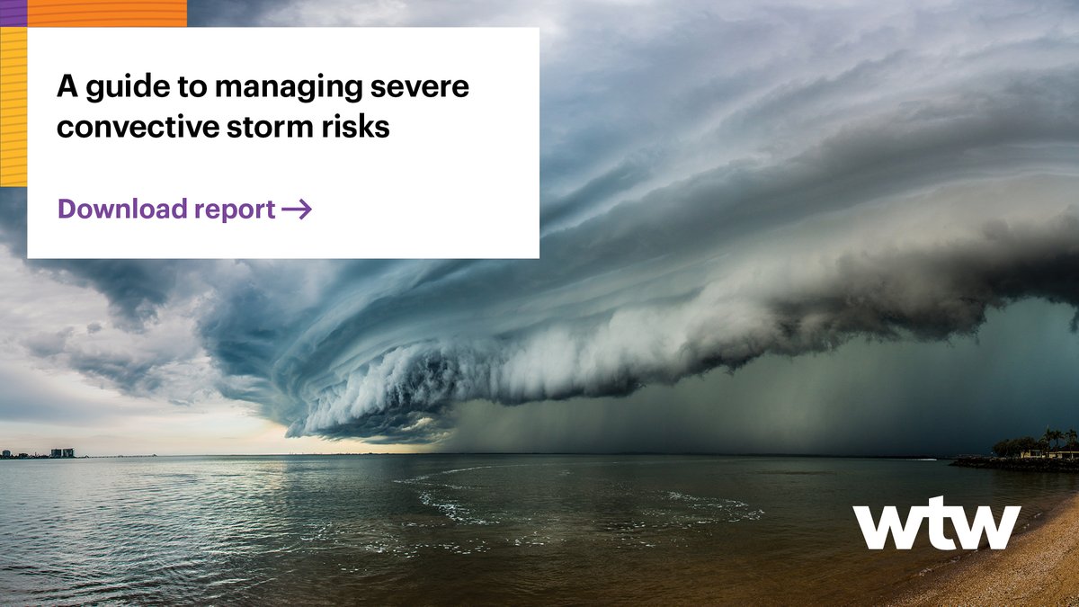 Uncover smart ways to manage #severeconvectivestorm risks. Understanding and mitigating these risks is crucial in a changing #climate landscape. The report delves into storm dynamics, risk quantification, real-world cases and cutting-edge solutions - ow.ly/vAUJ50QnJgh