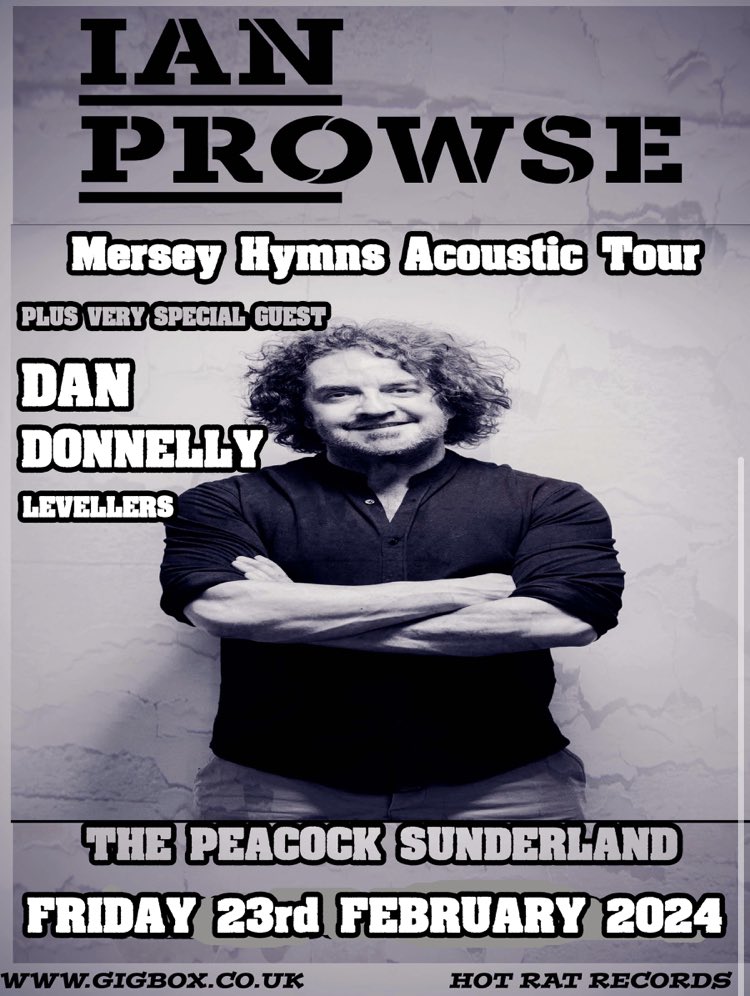 I’ll be the #support for @IanProwse next month @ThePeacockSun come down for some stories and songs to warm your hearts this winter!