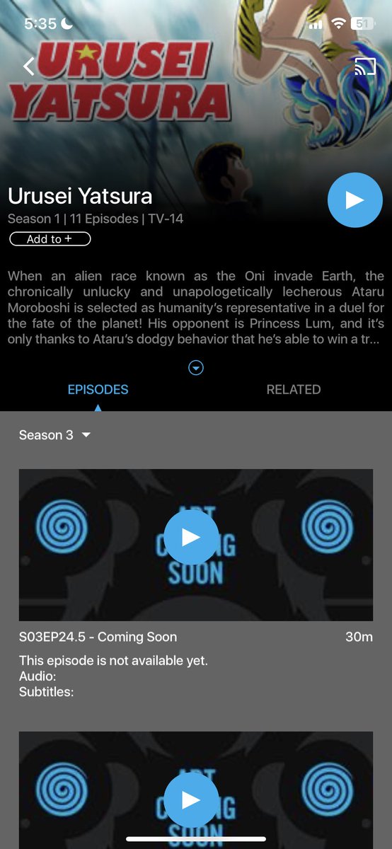 jaws_bites214's tweet photo. @AnimeDubUpdates @HIDIVEofficial There are already 2 seasons out, the 3rd season comes out on January 11th @AnimeDubUpdates https://t.co/cuYfUxaAha