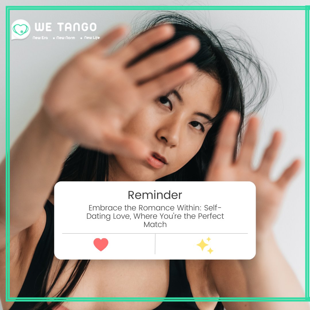 WeTango_App's tweet image. Embracing the joy of self-love: A date with the most important person in my life – ME &amp;amp; U💖✨ #wetangoapp
.
Download now on App store: bitly.ws/32UjE
Download now on Play store: bitly.ws/32Uk8
.
#selflove2024 #datenightin #MeTime #dating101 #datinglife #SelfCare