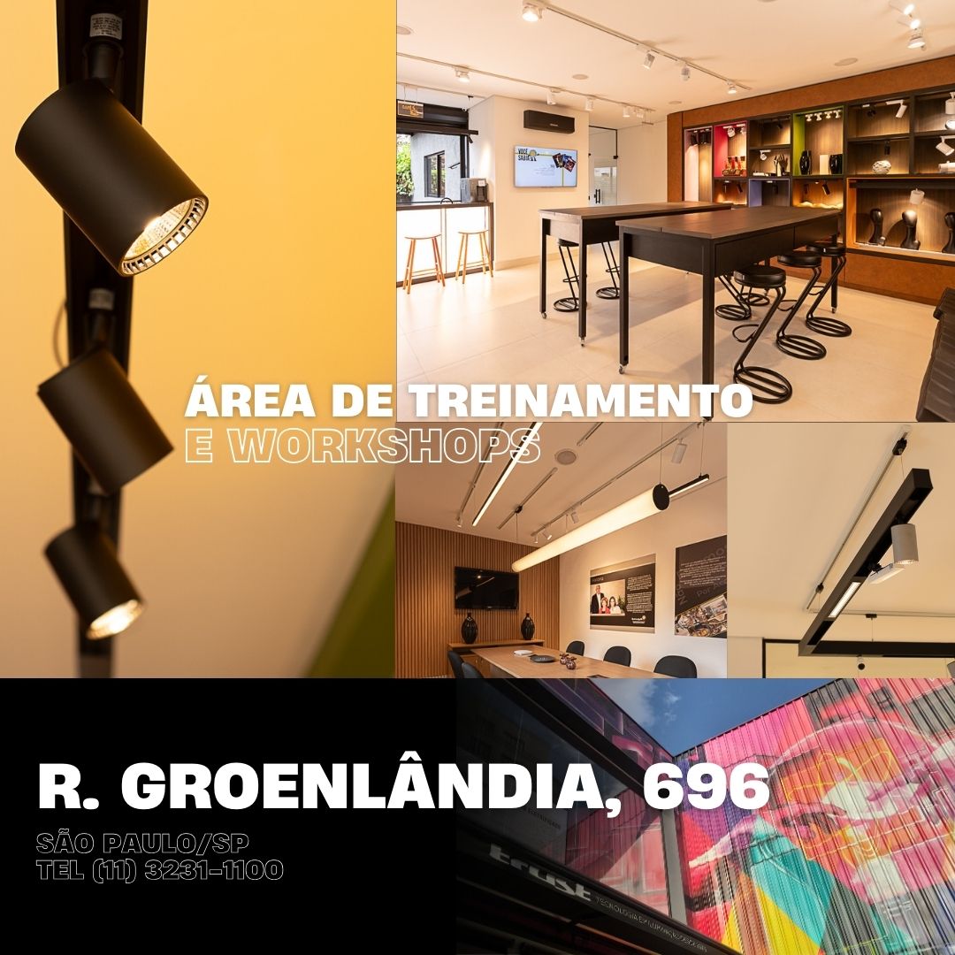 Trustiluminacao's tweet photo. Após décadas na Rua da Consolação, a TRUST agora atende em um novo endereço. O espaço está localizado na Rua Groenlândia, 696, nos Jardins, SP. O showroom foi planejado para que o cliente tenha a experiência de ver a aplicação da iluminação para diversos segmentos de varejo. https://t.co/tUr9F0qqRW