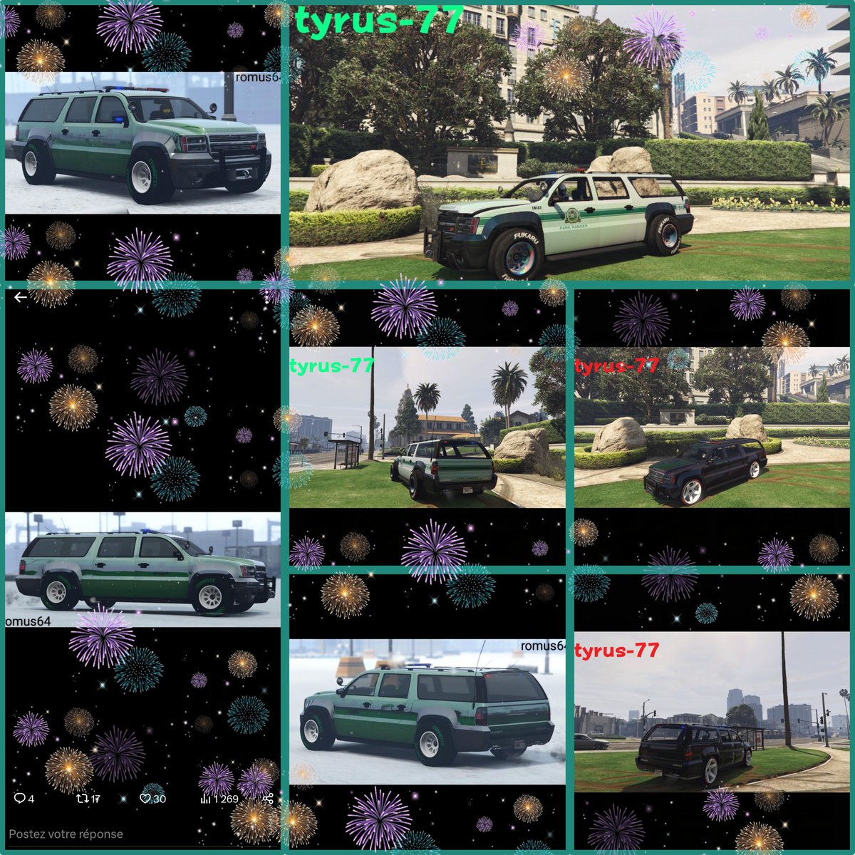 77_tyrus's tweet image. Drop ps5 🔥🔥
📆4/01.         🇪🇺  22h
LSCM 3 véhicles ⛽🚨🎁
🆔tyrus-77
👑Creator @77_tyrus 
👑Creator @RLassegnore 
White your 🆔 in the comments to add ‼️👇👇👇👇👇👇
♻️LIKE.         ♻️RT.      ♻️ FOLLOW
Don't forget the s/o 📸🙏💯