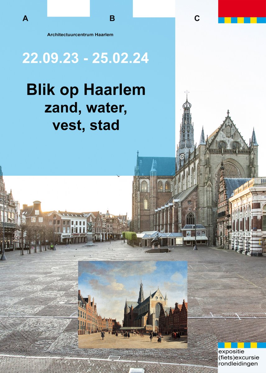 Bij ons staat de expo 'Blik op Haarlem' t/m 25/2 maar bij het @FransHalsMuseum, onze overburen, staat hun tentoonstelling 'Blik op Haarlem' met schilderijen van oude meesters als Ruysdael t/m 7/1. Dus wil je beide zien dan heb je nog 4 dagen! @museumkaart architectuurhaarlem.nl/activiteit/bli…