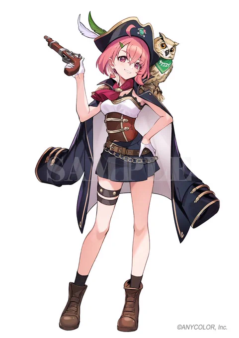 カワスイ×笹木咲コラボ「#ササスイ」にて、笹木咲さんの海賊ビジュアルを担当させていただきました! 