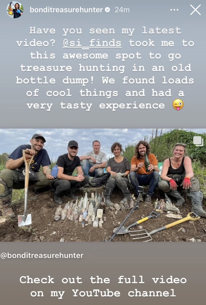 mudlarkanna's tweet photo. Great day #treasurehunting at the #bottledump with @sifinds and @BondiCrispy link here: https://t.co/oVv0JyPHlD https://t.co/f1thIbANr9