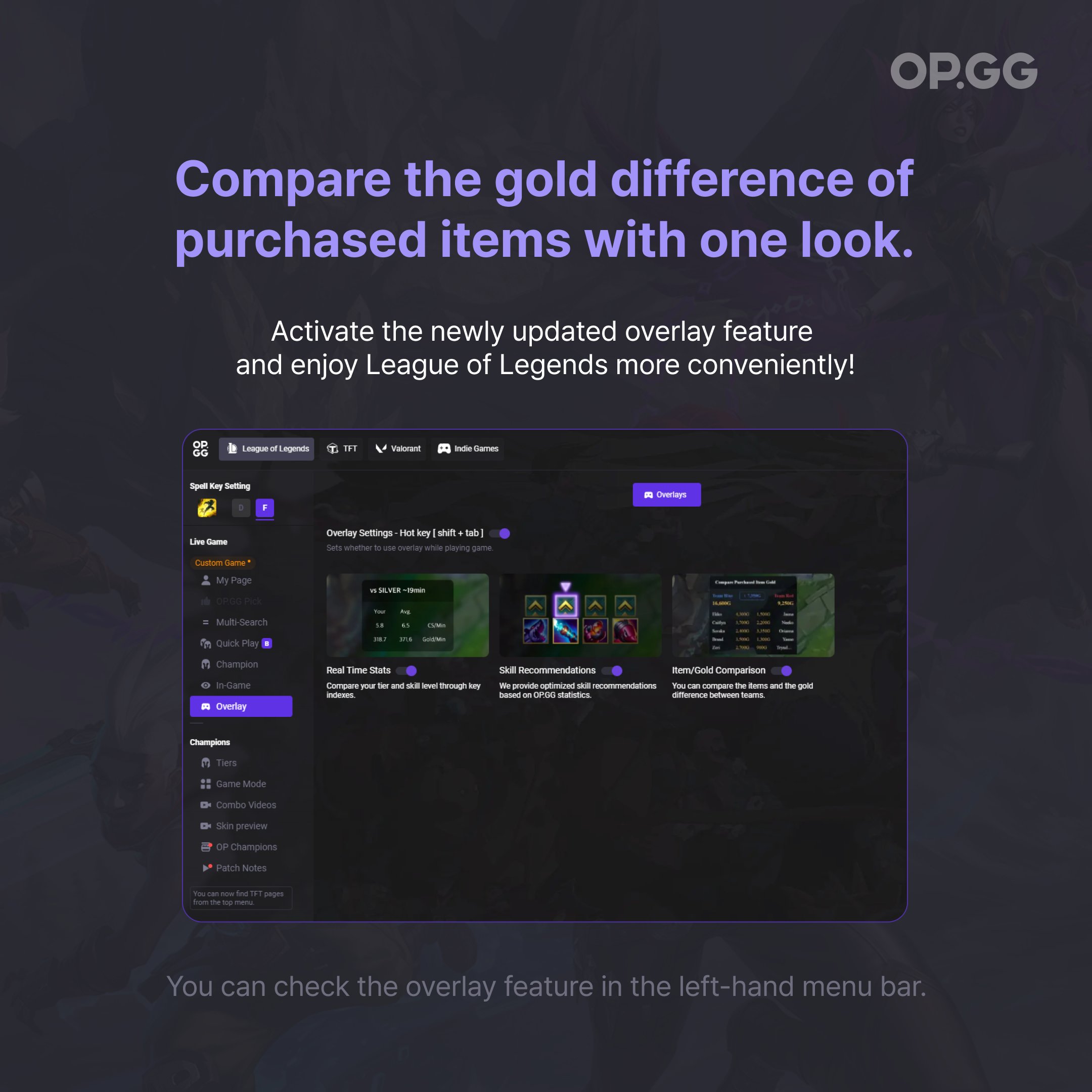 OP.GG on X: “https://t.co/N4j9g59TUR Desktop App unleashes the 