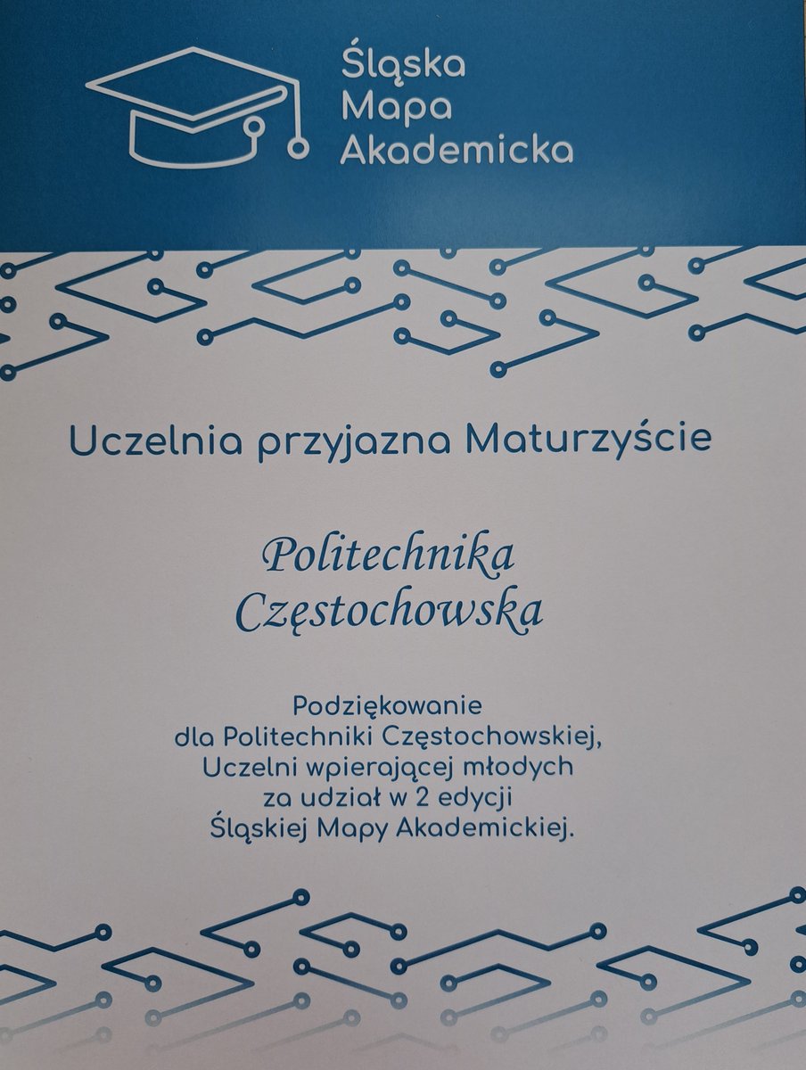 Politechnika Częstochowska znalazła się na Śląskiej Mapie Akademickiej. 📷📷📷 slask.mapaakademicka.pl/politechnika-c… Mapa Akademicka dziękujemy 📷