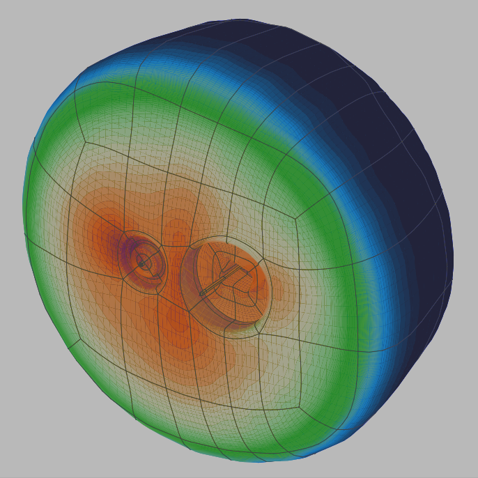 GridPromesh's tweet photo. #GridPro's #Multiblock #Mesh and #CFD solution on the Cassini-Huygens #Space #probe launched in 1997. 

#ThrowbackThursday #CFD #Meshing #Aerodynamics #NASA #ESA #FluidDynamics #Hypersonics #Simulation #CAE https://t.co/8YogxAI2q2