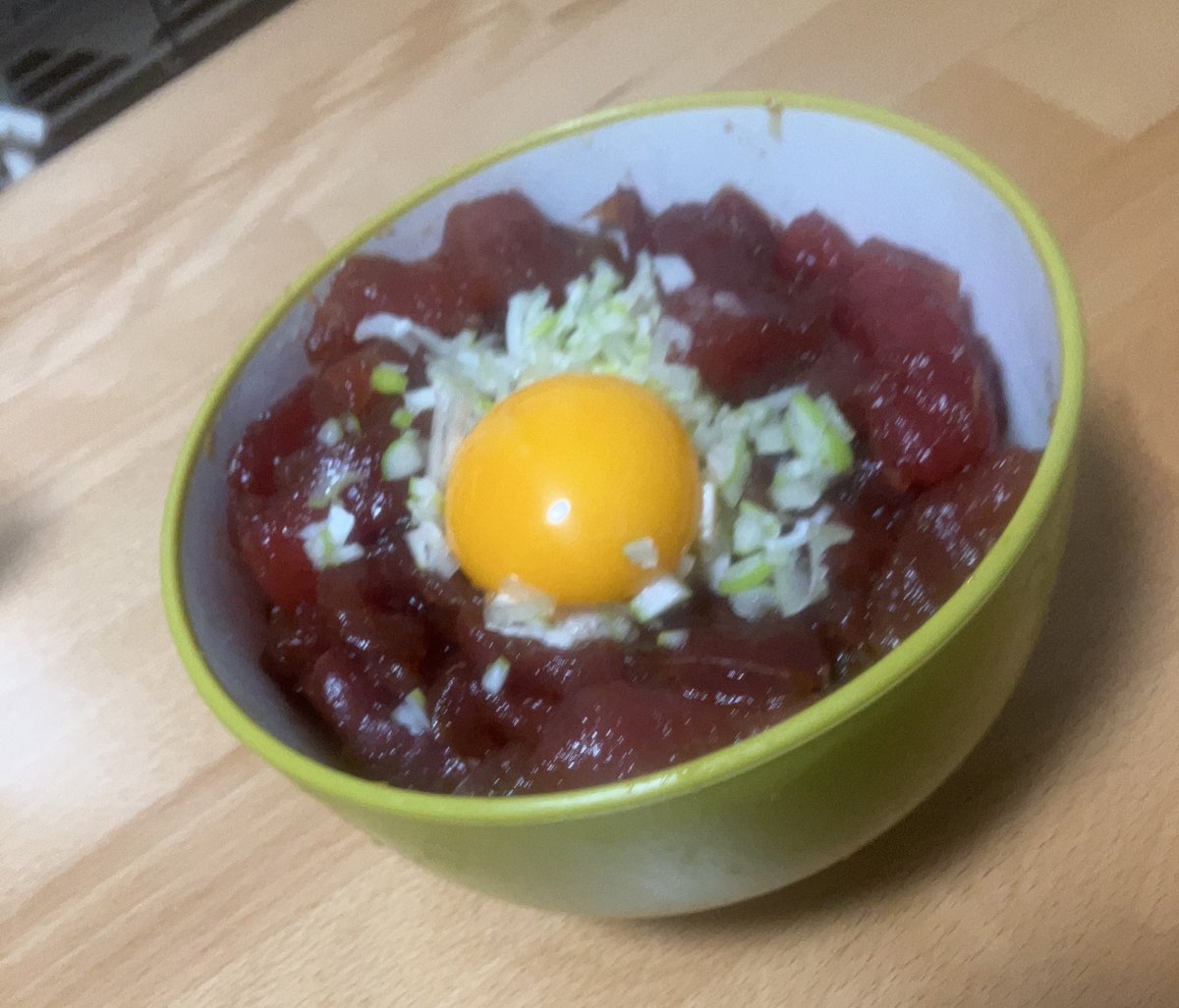 SubK_Real's tweet photo. マグロ漬け丼 https://t.co/vnTNeTz9D1