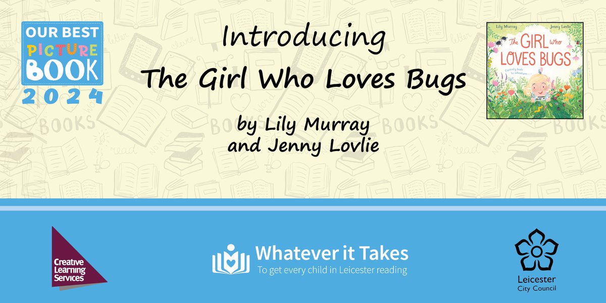 Have you read ‘The Girl Who Loves Bugs’ by the wonderful Lily Murray and Jenny Lovlie? (OBPB 2024 shortlist) What will happen when Evie brings lots of bugs inside her house?? @lilymurraybooks, @JennyLovlie, @MacmillanKidsUK, @MidlandsCLS, @leicesterlibrar, #OBPBLeicester