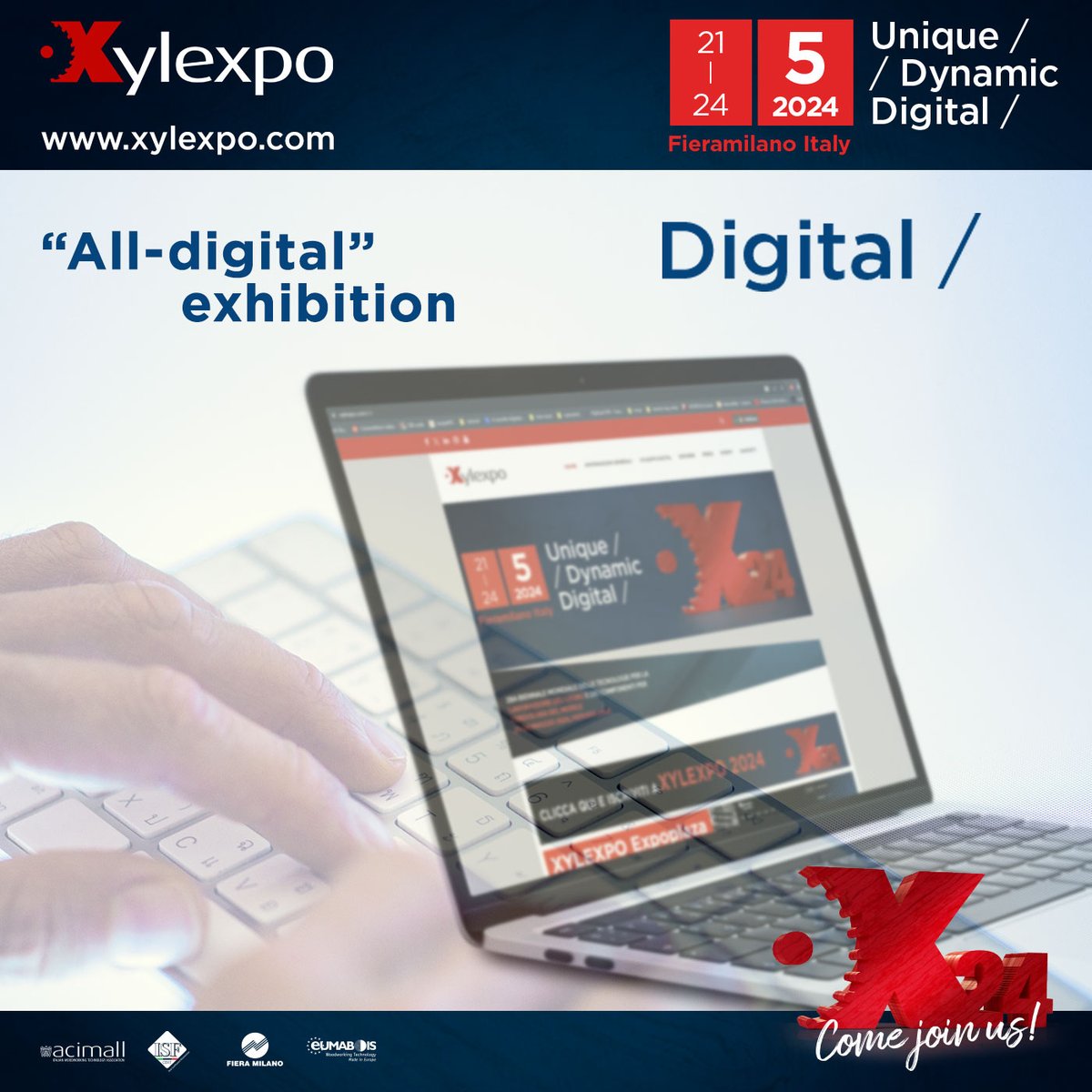#Innovative #tools, updated #exhibition app, the interactive #platform ExpoPlaza and a live #streaming that will #show you the four days-event: Xylexpo 2024 will more #digital than ever!

Learn more about Xylexpo 2024 👇:
xylexpo.com/en/xylexpo-en