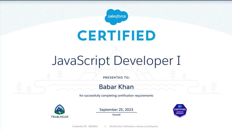 BabarkhanDev's tweet photo. 2023 was a year of milestones 🎯 and achievements. Added Salesforce certifications and enhanced my skills way more. ☁️ 🧑‍💻
#Salesforce #crm #developer #lightning #salesforcedeveloper  #SalesforceCertified #TrailblazerCommunity #lwc #omnistudiodeveloper #omnistudio
@salesforce https://t.co/CoHvxDr5Ti