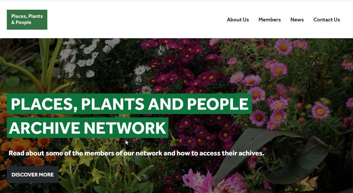 Congratulations to the new Places, Plants & People archive network for anything botanical, horticultural, agricultural etc. Hosted by @Kew_LAA and @UniRdg_SpecColl Interested in planty archives? Do take a look: collections.reading.ac.uk/places-plants-…