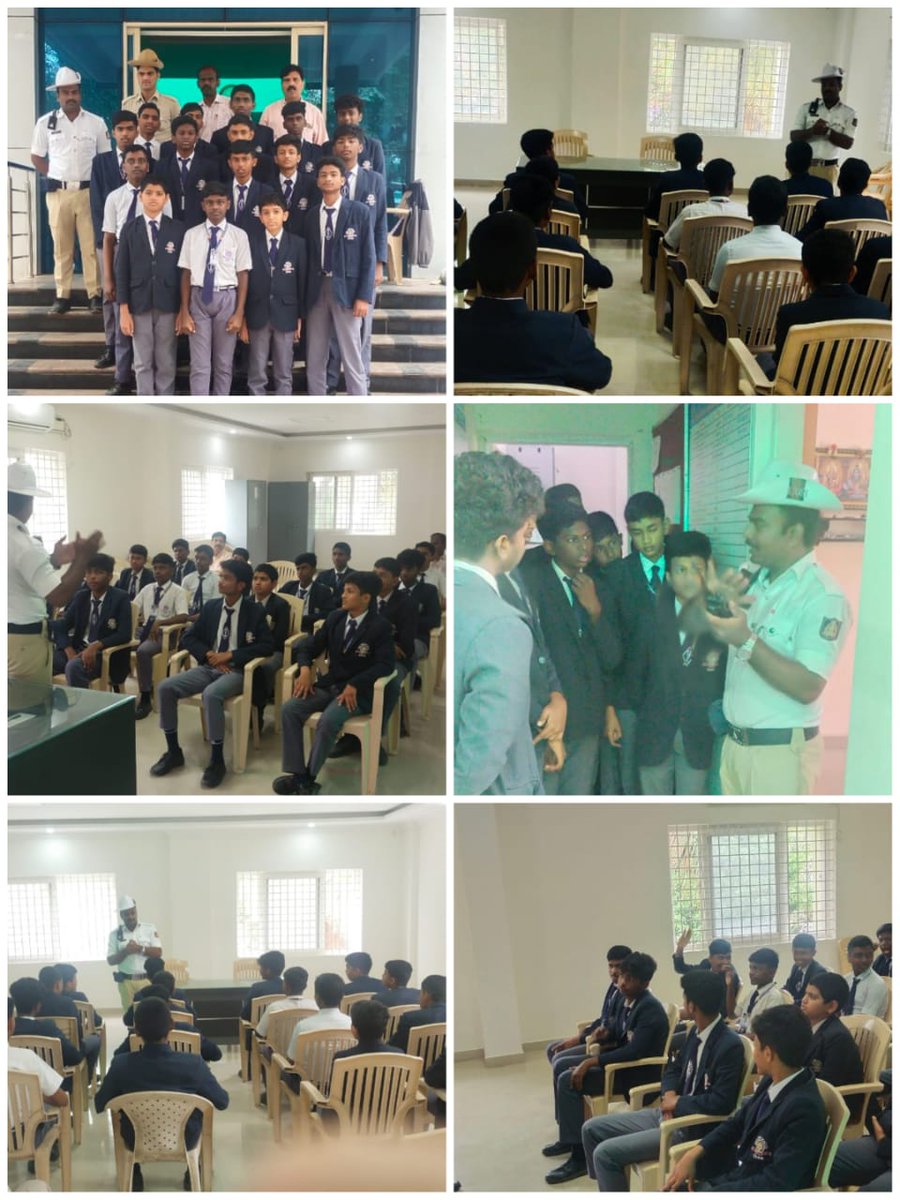 'Seventh day Adventist English high' school ಶಾಲಾ ವಿದ್ಯಾರ್ಥಿಗಳಿಗೆ ಇಂದು #ಕೆಜಿಹಳ್ಳಿಸಂಚಾರಪೊಲೀಸ್ ಠಾಣೆಗೆ ಕರೆದುಕೊಂಡು ಬಂದು '#ತೆರೆದಮನೆ'ಕಾರ್ಯಕ್ರಮವನ್ನು ನಡೆಸಲಾಯಿತು ಹಾಗೂ #ಸಂಚಾರನಿಯಮಗಳು ಮತ್ತು #ರಸ್ತೆಸುರಕ್ಷತೆಯ ಬಗ್ಗೆ ವಿದ್ಯಾರ್ಥಿಗಳಿಗೆ #ಜಾಗೃತಿ ಮೂಡಿಸಲಾಯಿತು.

@CPBlr 
@Jointcptraffic 
@DCPTrEastBCP