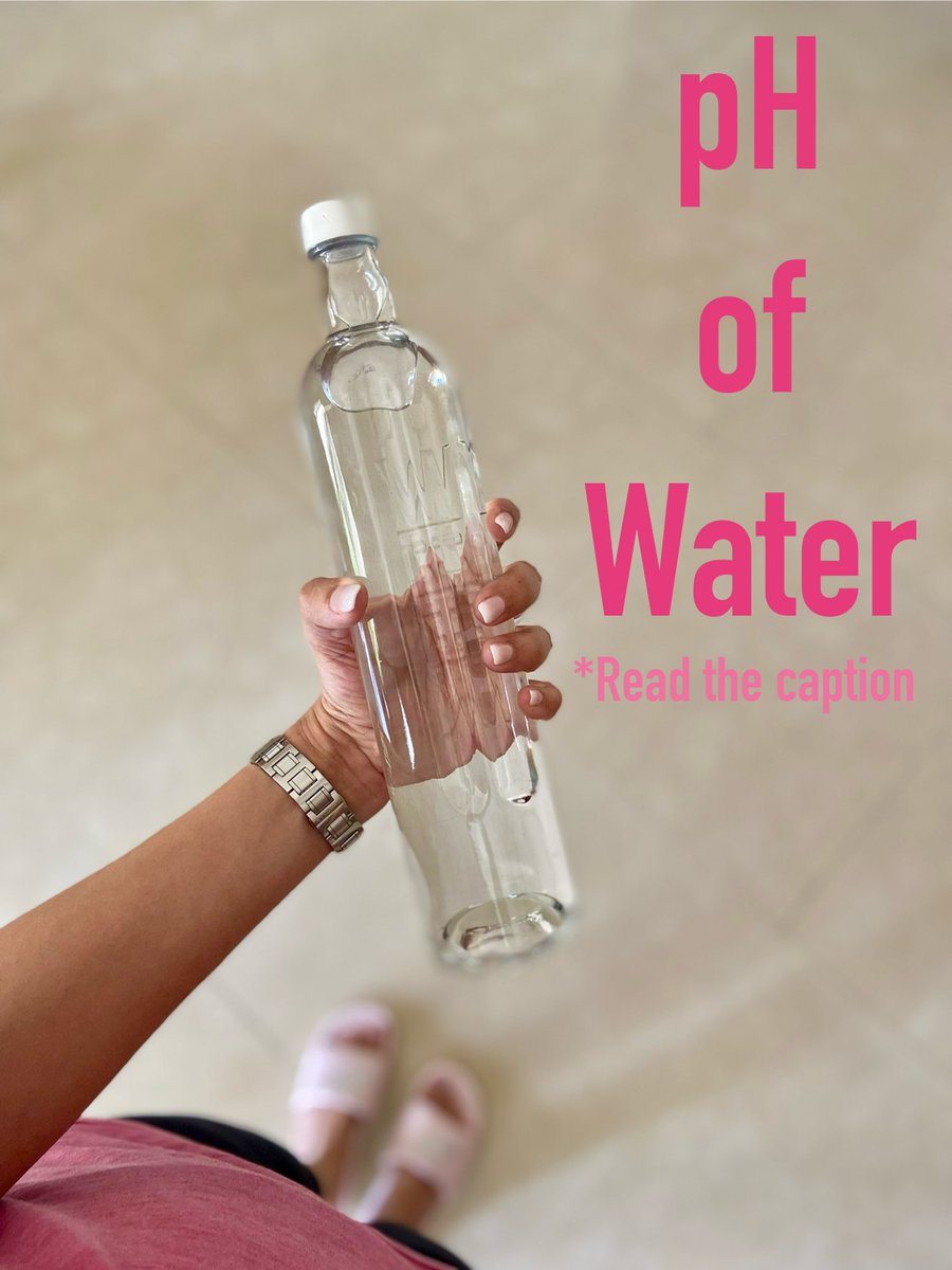 bodyFIT_Deepa's tweet photo. pH of Water

Nature did not make water acidic. Water is naturally pH NEUTRAL. You do not need to alter the pH of water to make it alkaline. https://t.co/jSgjelX8ki
