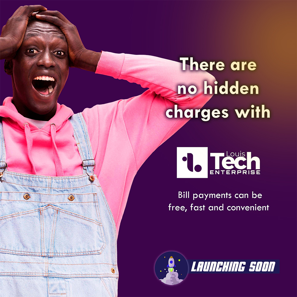 LTechNG_'s tweet photo. There are no hidden charges with Ltech
Bill payments can be Free, Fast and Convenient
#LaunchingSoon
#Ltech
#Bills
#Payment https://t.co/qFN7YQtj0t