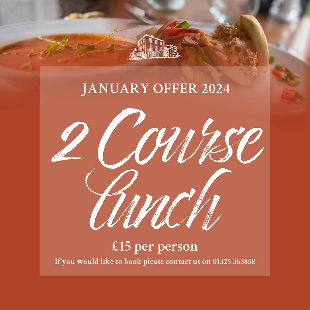 🍽️ Throughout January, Maxine's Restaurant (based in Bannatyne Hotel Darlington) is offering two courses for £15 every lunchtime (12pm - 3pm) 📞 If you would like to book, give them a call on 01325 365858