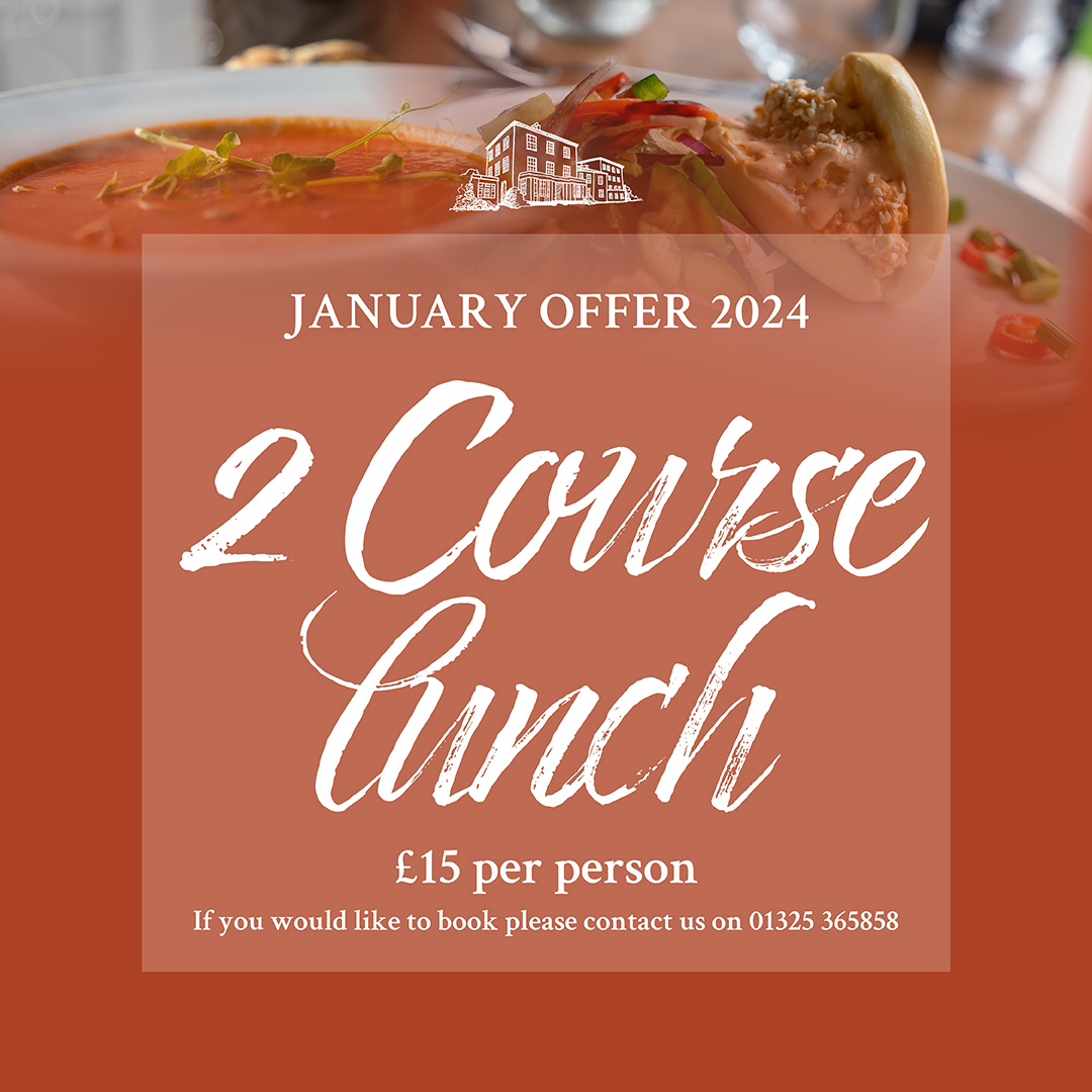 🍽️ Throughout January, Maxine's Restaurant (based in Bannatyne Hotel Darlington) is offering two courses for £15 every lunchtime (12pm - 3pm)

📞 If you would like to book, give them a call on 01325 365858