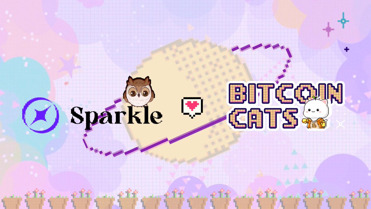 sparklefun2023's tweet photo. 🍻Sparkle's partnership🍻

🥳We’re thrilled to announce our #partnership with @BitcoinCats1Cat, the leading #GameFi Platform within the #Bitcoin Ecosystem! 🐱

🩷To celebrate this partnership, we're launching a ⚠️time-limited raffle!⚠️

👀Are you ready?👇