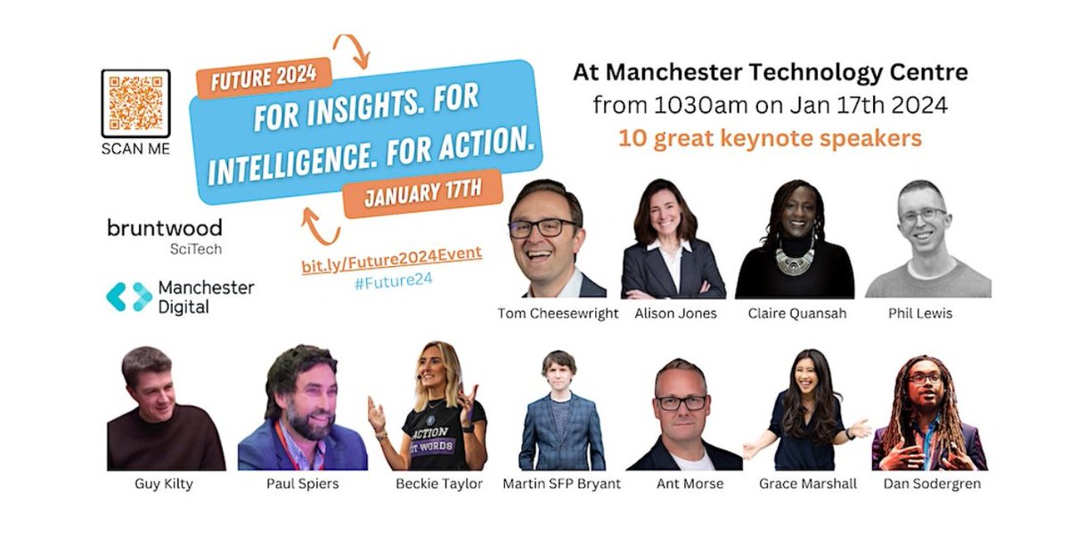 dansodergren's tweet image. #Future24. Now on Jan 17th.

10 keynote speakers. 1 morning.

Live on #LinkedInLive

linkedin.com/events/future2…

With @AntMorseUK @bookstothesky @aniteyec @GraceMarshall @guykilty @dansodergren @bookofthefuture @MartinSFP @techreturners

Supported by @BW_SciTech and 
@McrDig