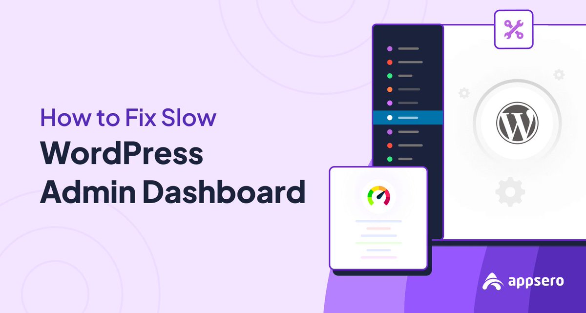 appserowp's tweet image. ⚡ Speed up your WordPress Admin Dashboard! Fix issues like outdated PHP, resource-heavy plugins, and hosting problems with 10+ tips. Optimize for peak performance! 🚀🔧
Know more: buff.ly/3tHLlBr 
 #WordPress #AdminSpeed #OptimizationTips