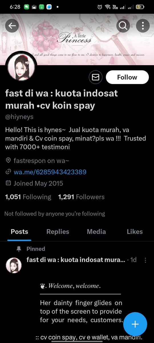 iageyama's tweet image. HELP RT!!!
CW/TW PENIPUAN 
Twitter do your magic!

siang ini aku ketipu sama BA kuota indosat dgn akun @hiyneys. dia nawarin kuota dengan harga miring tapi ternyata orangnya yang miring. 

#zonauang #zonaba