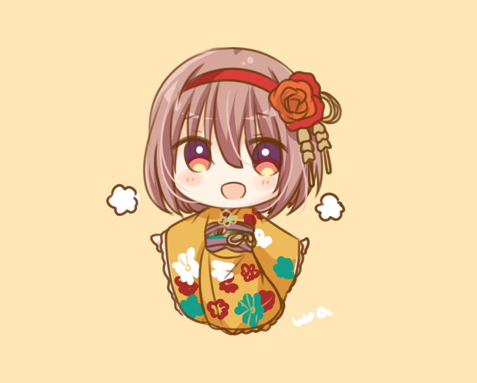 「chibi red hairband」 illustration images(Latest)