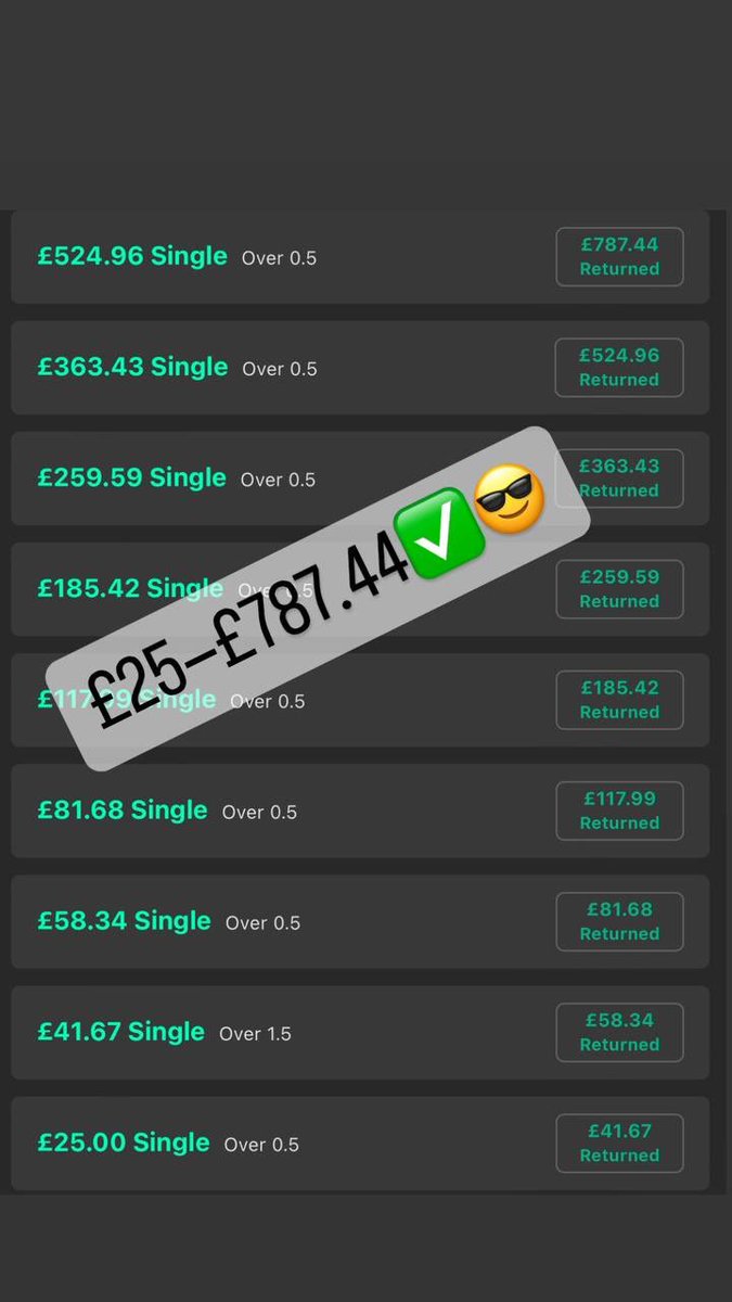 ValidBets's tweet photo. We are hitting a challenge in our FREE telegram today 👀

Records👇
£25–£9,300+✅
£25-£12,700+✅
Lots of £25–£3,000+✅

Get in our telegram fast 
👇
https://t.co/xiULzaeOVV

Make sure to like and retweet and if this challenge goes well we will give you guys some cash at random❤️ https://t.co/5q50W9qf1r