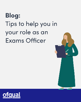 Exams Officers – check out this blog from Nicki Hlousek @NCLCollege who reflects on his experience as an Exams Officer in 2023 and shares his top tips for 2024:⬇️ ofqual.blog.gov.uk/2024/01/04/emb… #Exams2024 @TheExamsOffice @NAEOUK