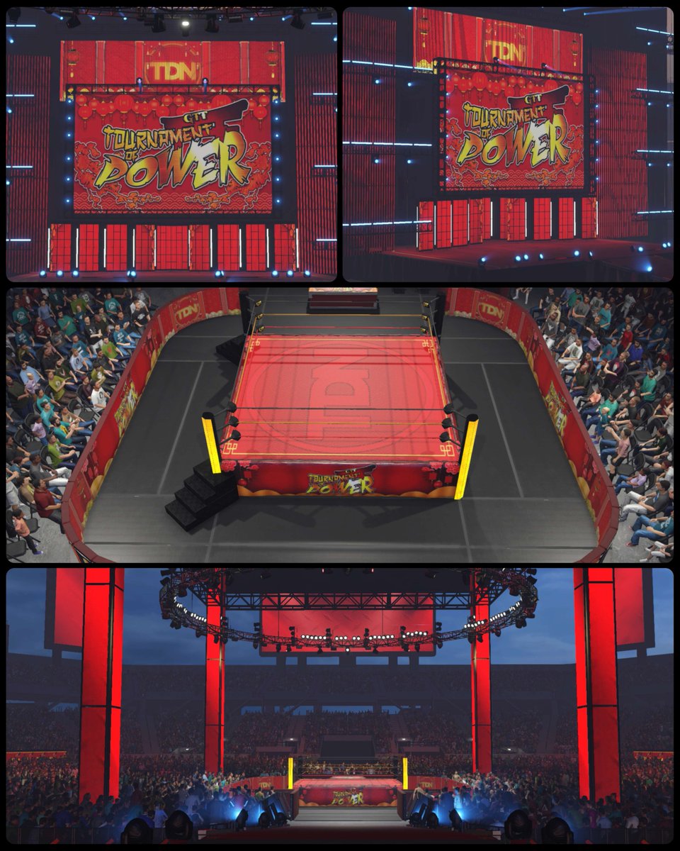 MDW_EFED's tweet photo. Here is the OFFICIAL #TournamentOfPower ARENA!
Available worldwide to download NOW on Community Creations!
Under ‘Show’ Category
Tags: #GTT24, #TOP, #crowqueen
🗓️26th/27th January
🕣2pm EST/7pm UK
▶️https://t.co/hHJrPIh0zT
Created By: @_devilherselfCV
#WWE2K23 #WWE2K24 https://t.co/BGHqry2ohf