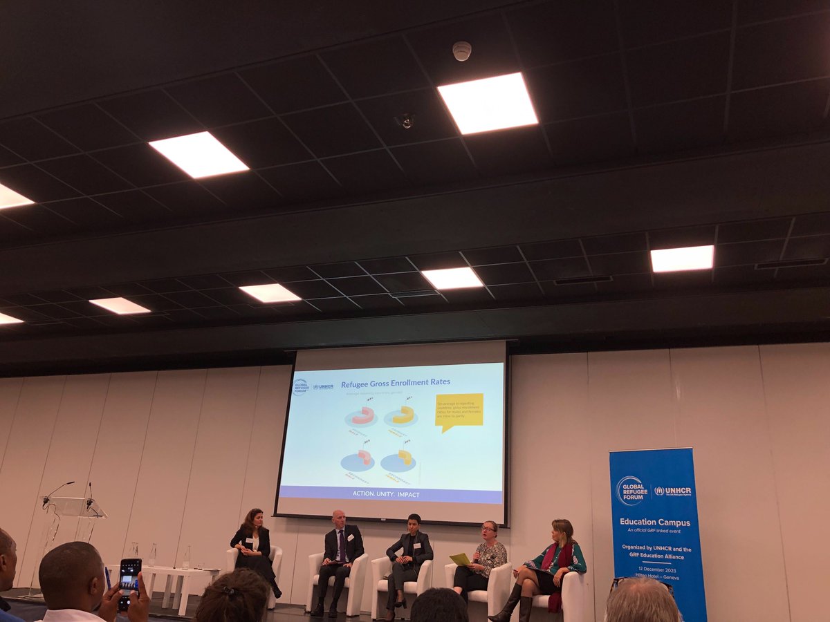 INEE & partners were present at the Education Campus (#GRFEdu23) at the Global Refugee Forum last month, emphasizing the crucial role of education in crisis & supporting several pledges. 

See some highlights 📸

Learn more: 
inee.org/resources/grf-… 
&
globalcompactrefugees.org/compact-action…