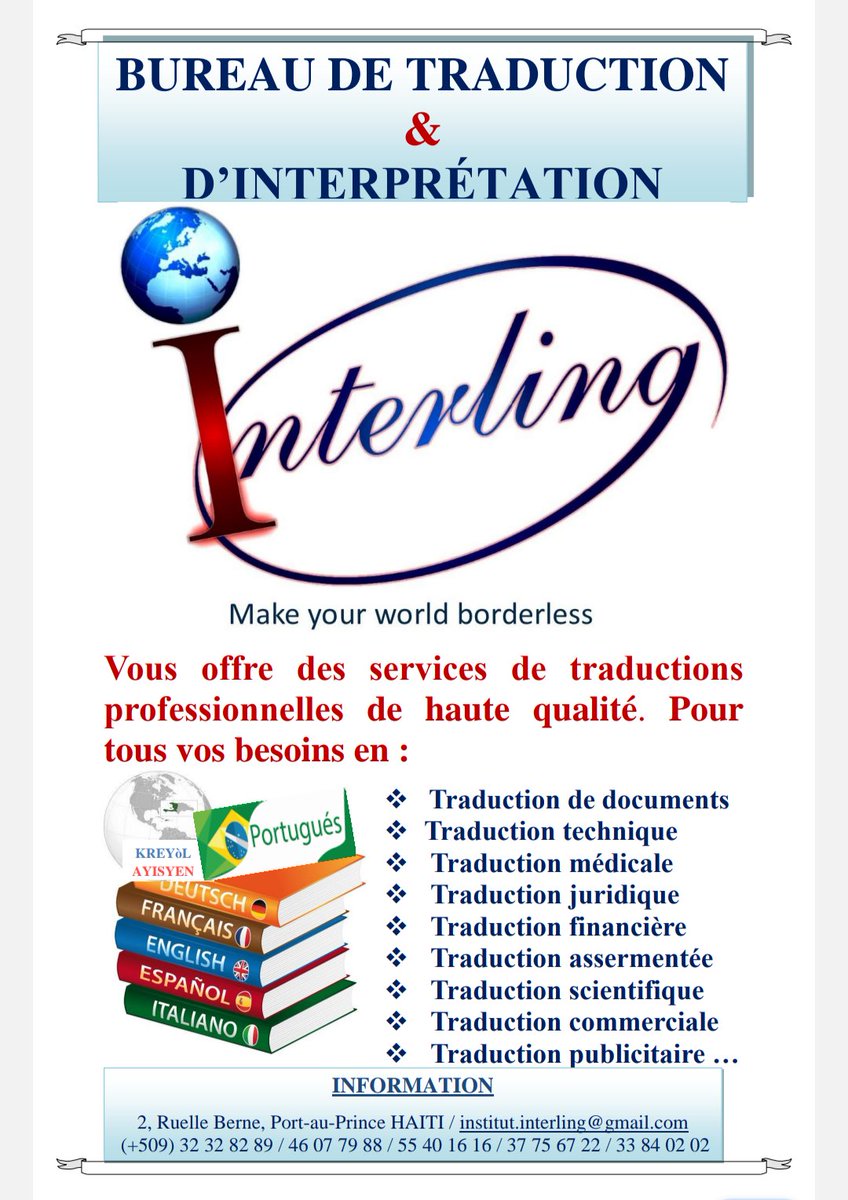 Bureau de Traduction & d'Interprétation INTERLING (@interlingt) on Twitter photo 