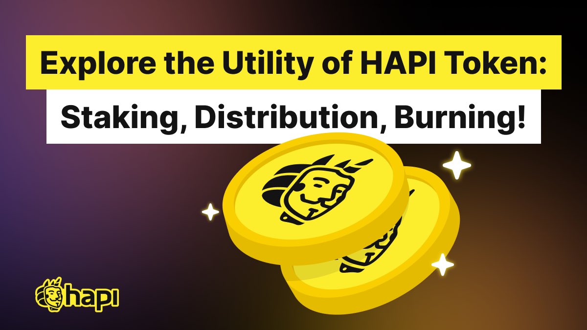 i_am_hapi_one's tweet image. 💥We&apos;ve just launched a comprehensive page detailing our Token Utility! 

We unveil the essentials of Staking, Distribution, and Burning!

👉Check it out now: hapi.one/token-utility