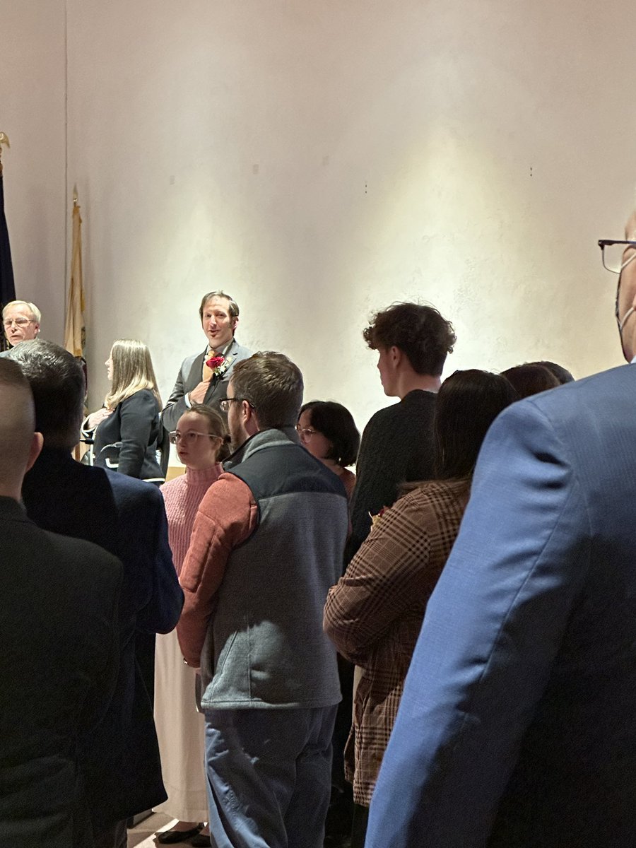 Congratulations to our new school board members who were sworn in on Tuesday night: Tish Campbell, Byron Matto, and Leigh Hudson! The event included the high school singers and the NH Congressional Delegation.