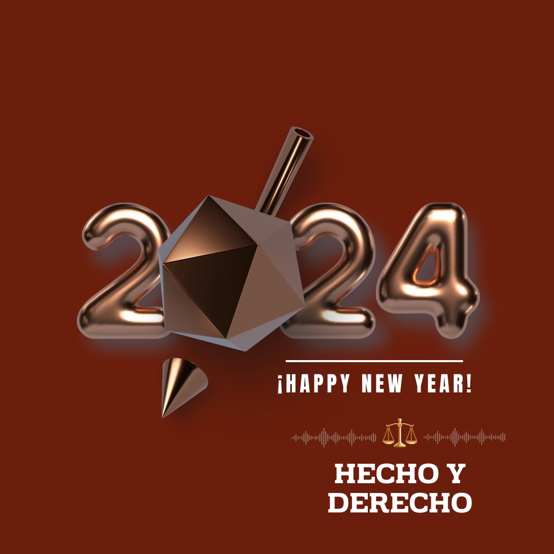 hechoyderechopy's tweet photo. ¡Feliz 2024 para nuestras seguidoras/es! 
🎆🎉🥂

Demostramos que no hay fronteras para hablar de derechos 🌍 ⚖️

¡Gracias por acompañarnos en esta aventura jurídica! https://t.co/eIV9aO1eBb