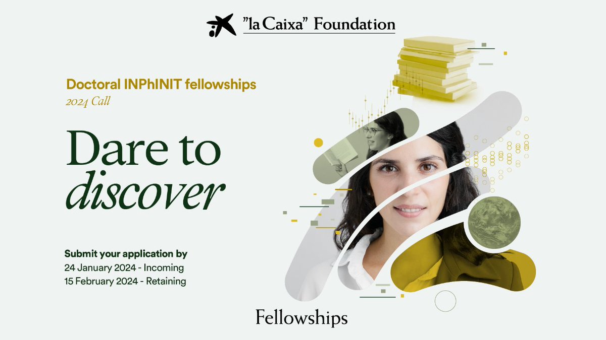 ➡️Apply for a Doctoral #INPhINIT fellowship from <a href="/FundlaCaixa/">Fundación ”la Caixa”</a>! 

👨🔬👩🔬<a href="/idibaps/">IDIBAPS</a> offers 1️⃣0️⃣ positions to different research group

🗓️Deadline 24/01

More info➕mtr.cool/ipkswuiwdi