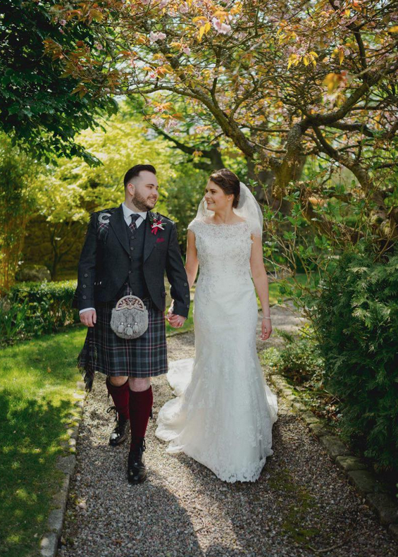 Some beautiful photos of a beautiful couple from last year! Congratulations to David and Lauren 😁 All the best for you both in 2024! 

#MrAndMrs #MrAndMrsMcAuley #AberdeenWeddings #GrampianWeddings #KiltsWiHae #VisitScotland