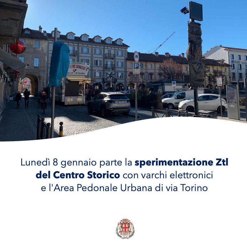 🔴 Ci siamo: da lunedì, 8 gennaio, parte fase sperimentale della Ztl del Centro Storico con #varchi elettronici e l’Area Pedonale Urbana di via Torino 🚘
.
‼️ comune.savigliano.cn.it/servizi/Menu/d…  
.
.
.
#savigliano #vivosavigliano #ztl