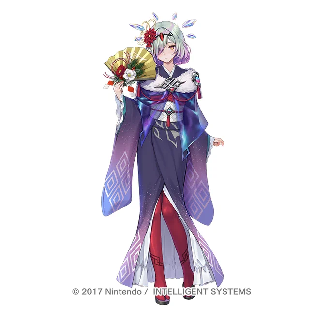 ファイアーエムブレム ヒーローズにて、「はじめてのお正月 クワシル」を描かせていただきました #FEヒーローズ