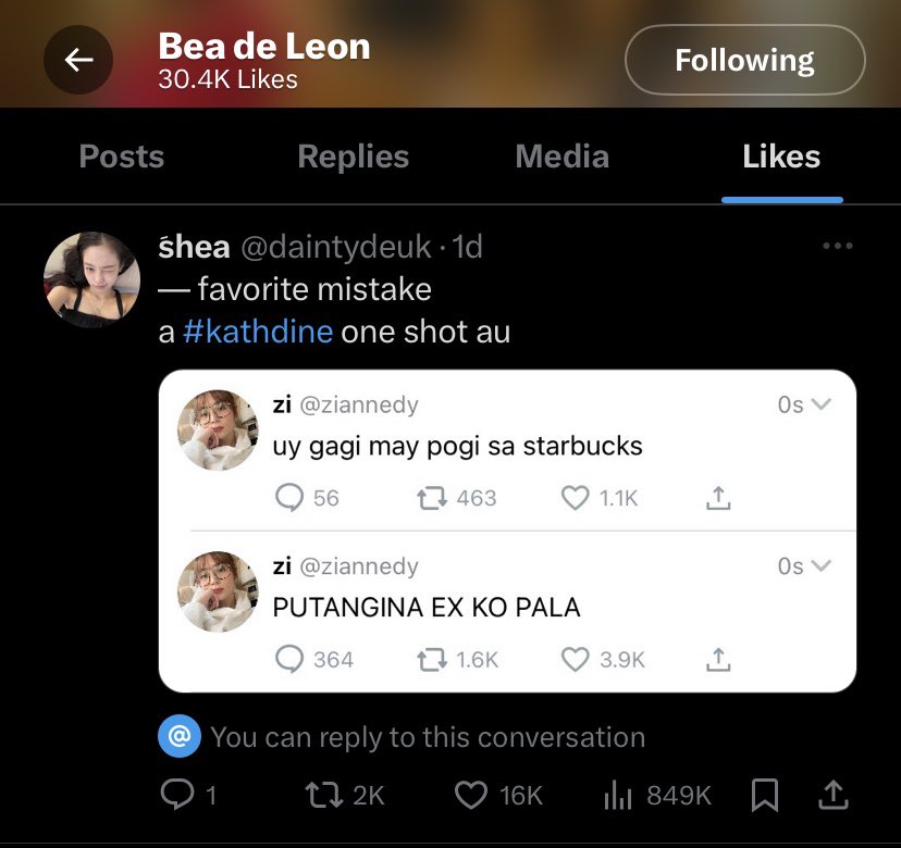 maloiscat's tweet photo. OMG ITS REAL 😭😭😭 BDL LIKED MY AU !:?:₱:!,&amp;:!,’ https://t.co/d2bDidrHae