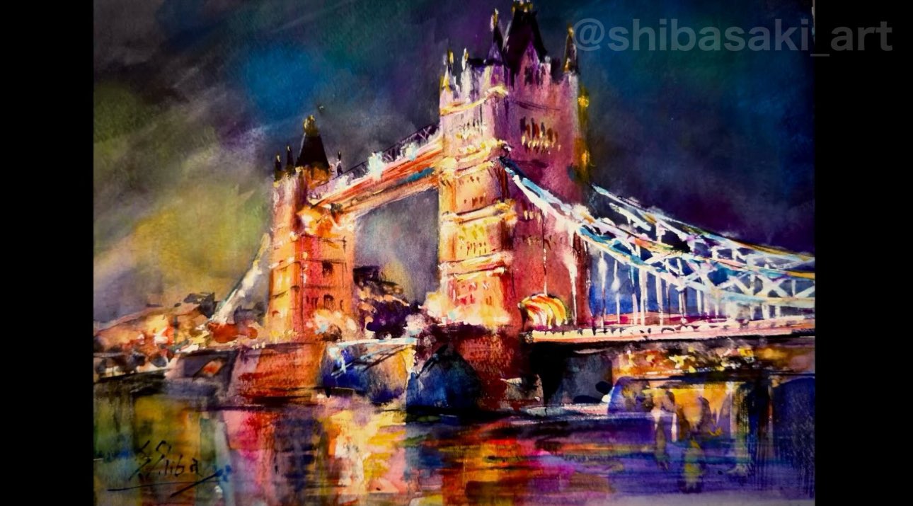 Watercolor by Shibasaki🎨柴崎春通 on X: 