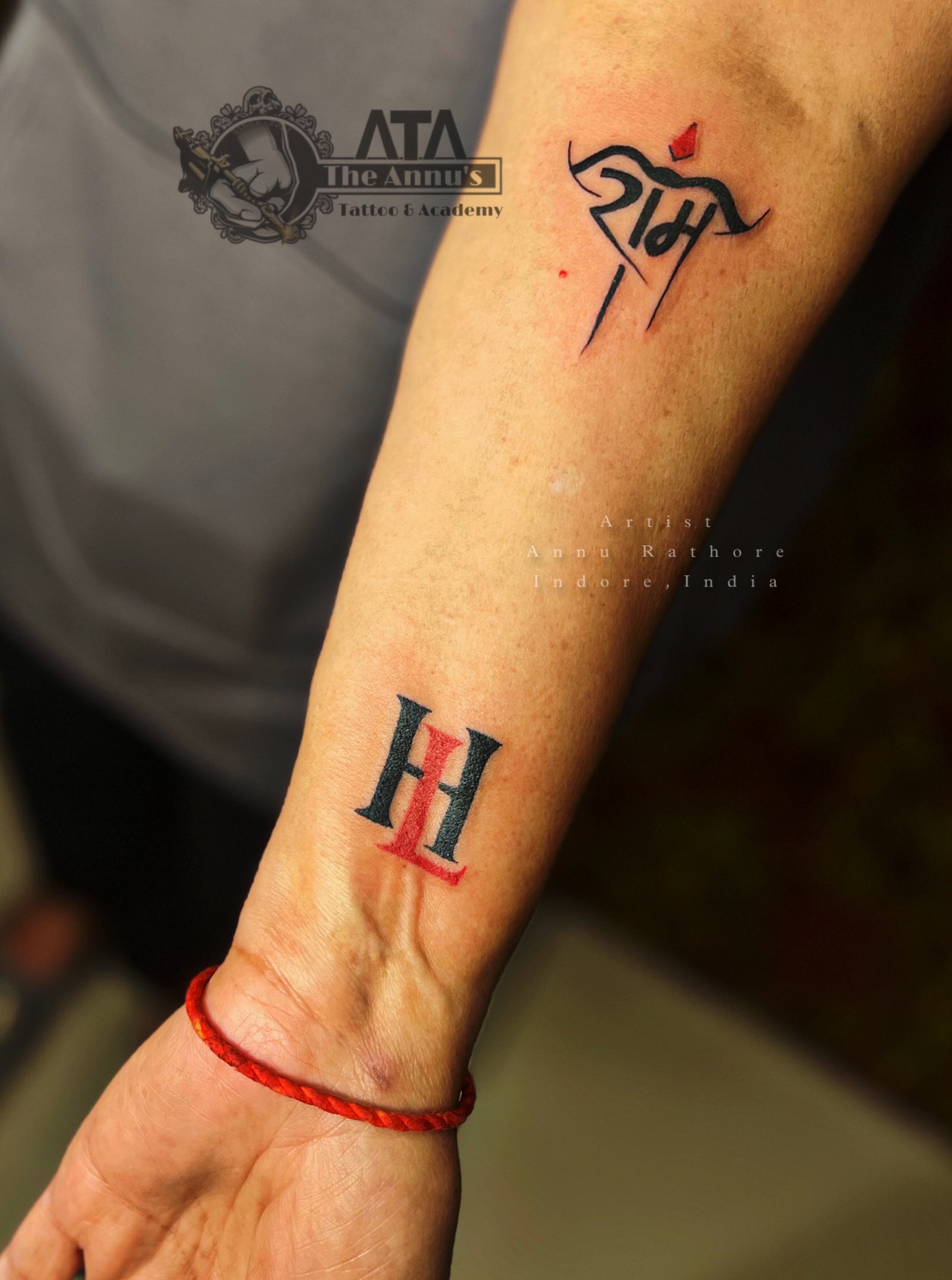 Lowercase Handwritten H Letter Semi-Permanent Tattoo - Set of 2 – Tatteco