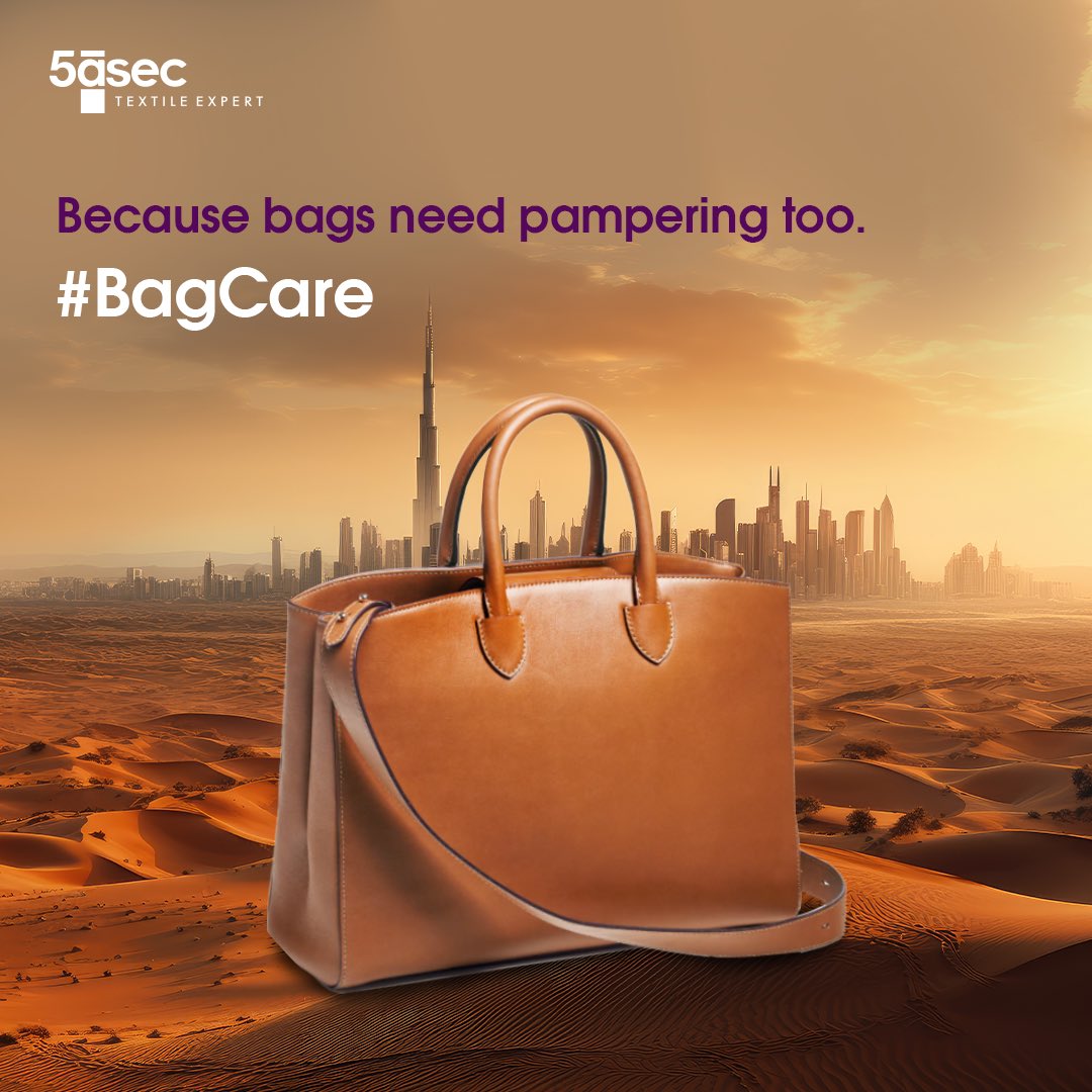 5asecuae1's tweet photo. Bag care, elevated by 5ásec – because your favorite companions deserve to shine as bright as your style.

#BagLuxuryWith5ásec #Textileexpert #5asec #5asecway #Wemakeiteasy #5aseccomfort #DXB #DIFC #Dubai #UAE #Premuimlaundry #AbuDhabi #laundrydubai #Laundry #Drycleaning #Seasonal https://t.co/04Z0tSQ8sw