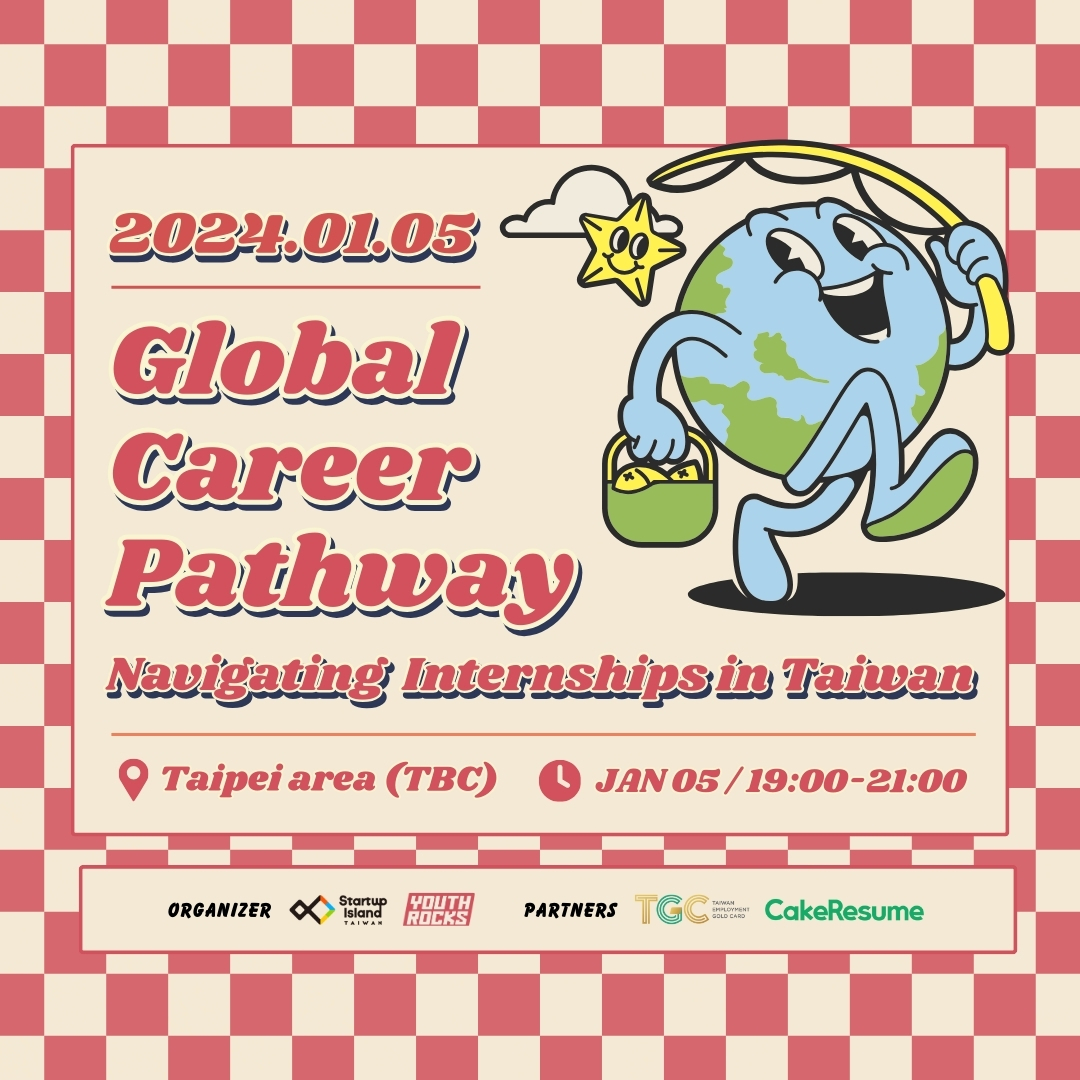 TaiwanTechArena's tweet photo. #eventshare Calling all university students in Taiwan!
#YouthRocksPresents "Global Career Pathways Navigating Internships in Taiwan" for both international and local students seeking exciting internship opportunities in Taiwan’s startup scene! https://t.co/VnThQWoUzf