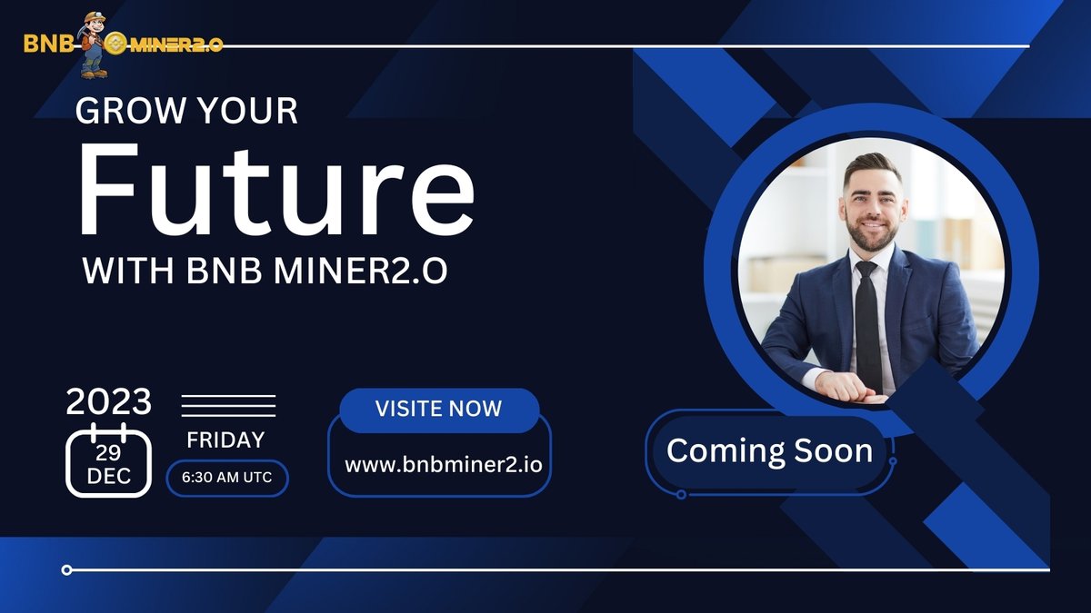 bnbminer2_o's tweet photo. Hello everyone, Tomorrow a great income source is going to be launched, trust it and implement it, all your dreams will be fulfilled in future.

#BNB #BinanceSmartChain https://t.co/KUmqjWhd81