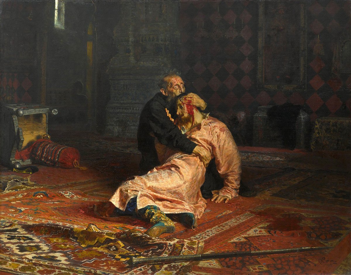 If you see this tweet, you have to mention one of your favourite paintings!

Ilya Repin - Ivan the Terrible and His Son Ivan on 16 November 1581 (1883/1885).