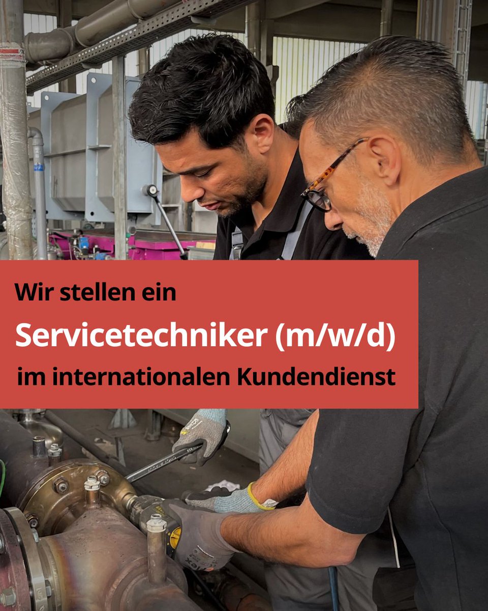 Wir stellen ein - #Servicetechniker (m/w/d) im internationalen Kundendienst | Sie haben eine technische Ausbildung in der #Mechatronik, #Elektrotechnik oder #Mechanik mit elektrotechnischer Zusatzausbildung? Dann werden Sie Teil unseres dynamischen Teams. 
schwing-technologies.com/de/jobs-karrie…