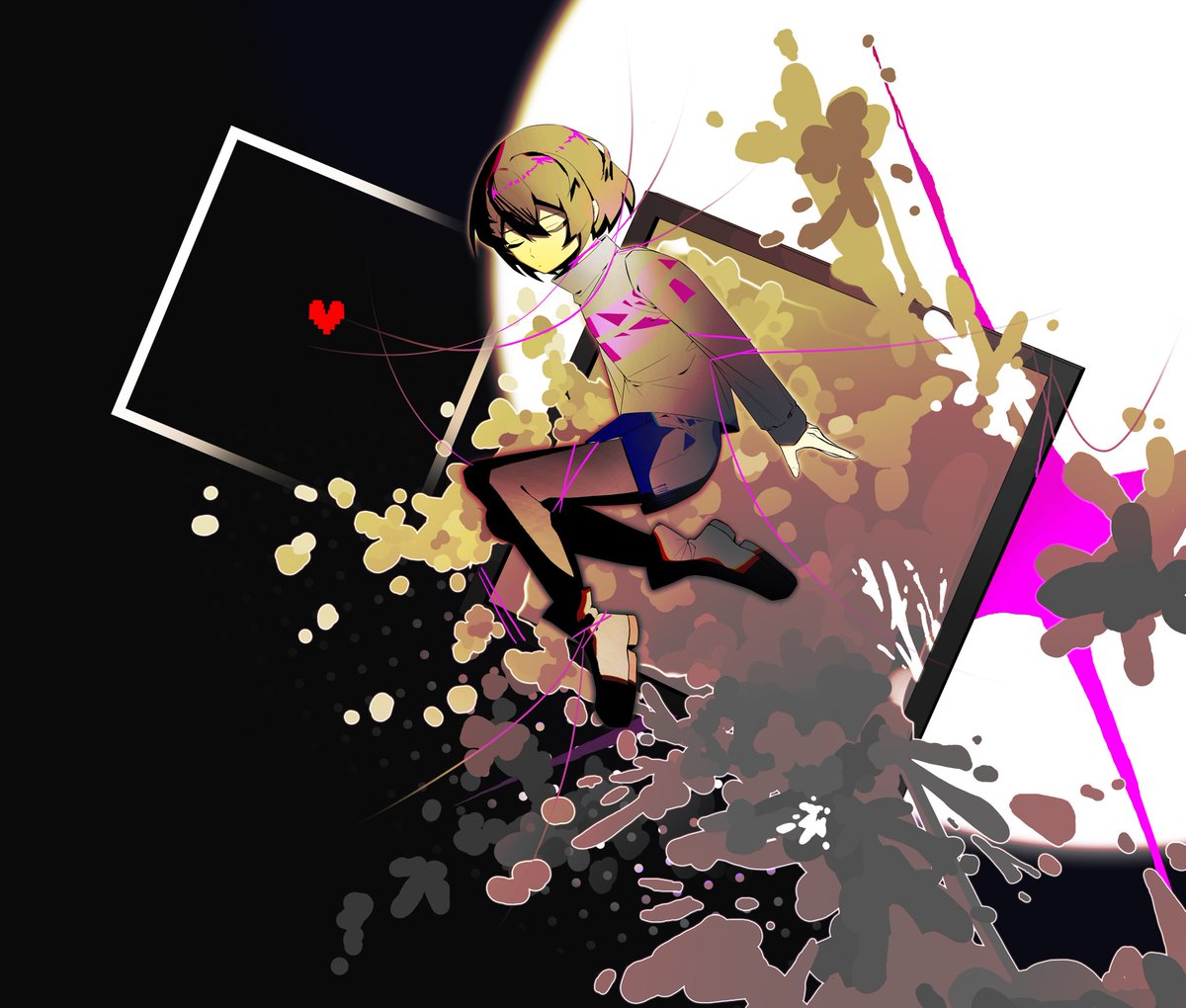 JLLLLLo_o's tweet photo. #undertale 
#Frisk

「masterpiece」 https://t.co/QL2skx0JI3